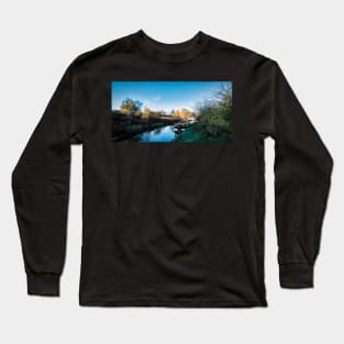 Wyrey and Essington canal narrowboat Long Sleeve T-Shirt